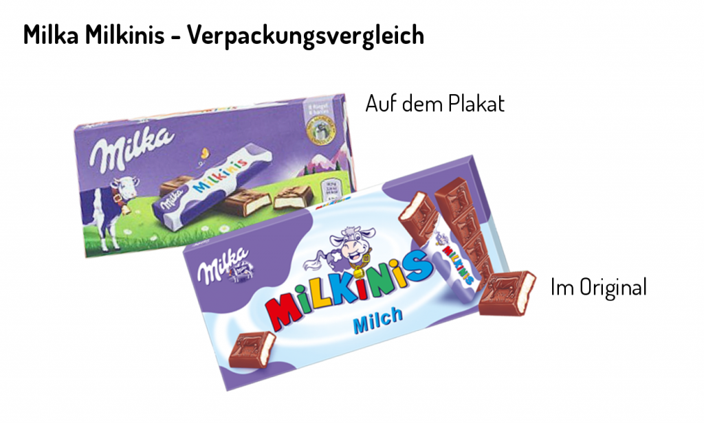 Milkini Packshots Vergleich