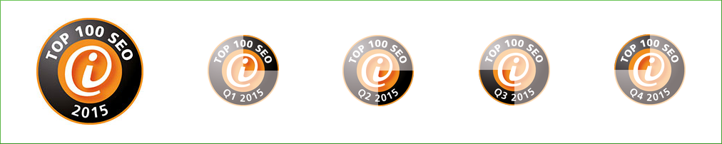 SEO Top 100-Listing: Die OMSAG hat sich in allen vier Quartalen 2015 erfolgreich beworben.