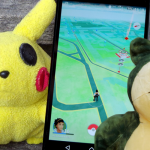 Pokémon Go: App-Screenshot und Pokémon-Collage