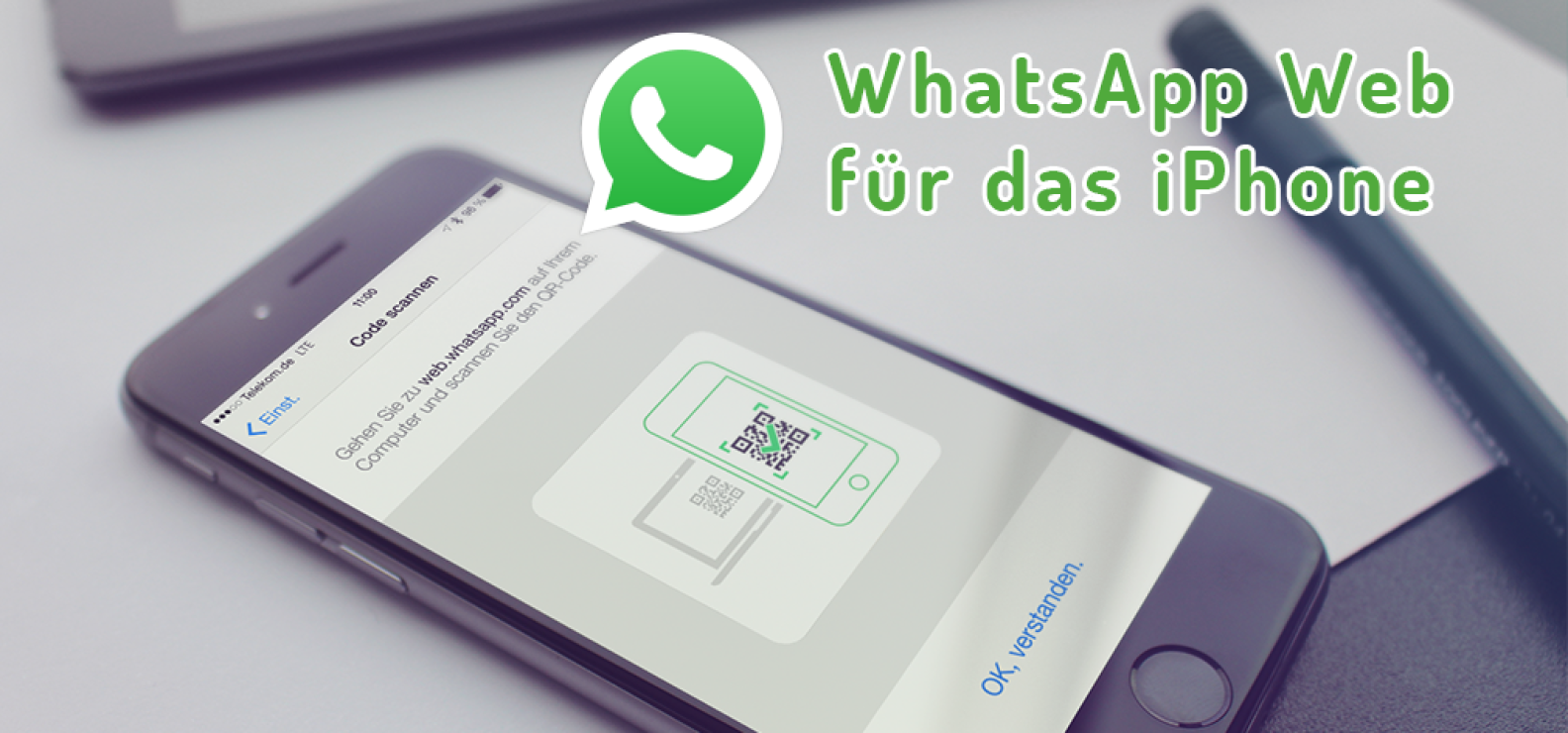 Wie bekomme ich WhatsApp Web auf meinen Rechner?